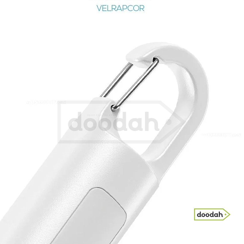 Багатофункціональний ліхтар COB / LED / USB Type-C / IP33 - CARPRIE Smiling Shark SD1019 White